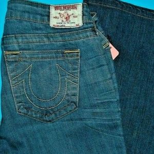 29 X 33 TRUE RELIGION CARRIE SKINNY FLARE JEANS